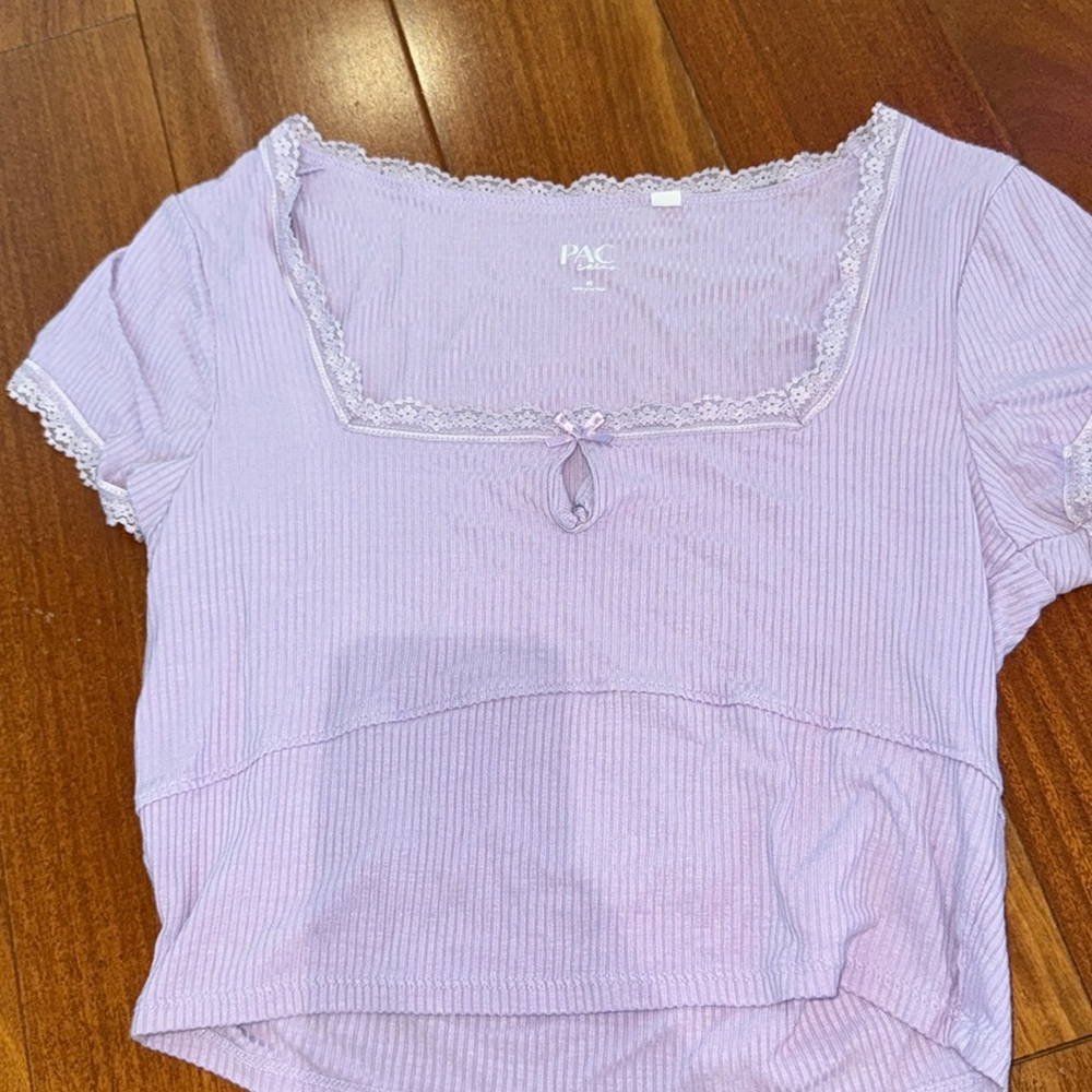 PACSUN PURPLE CROP TOP